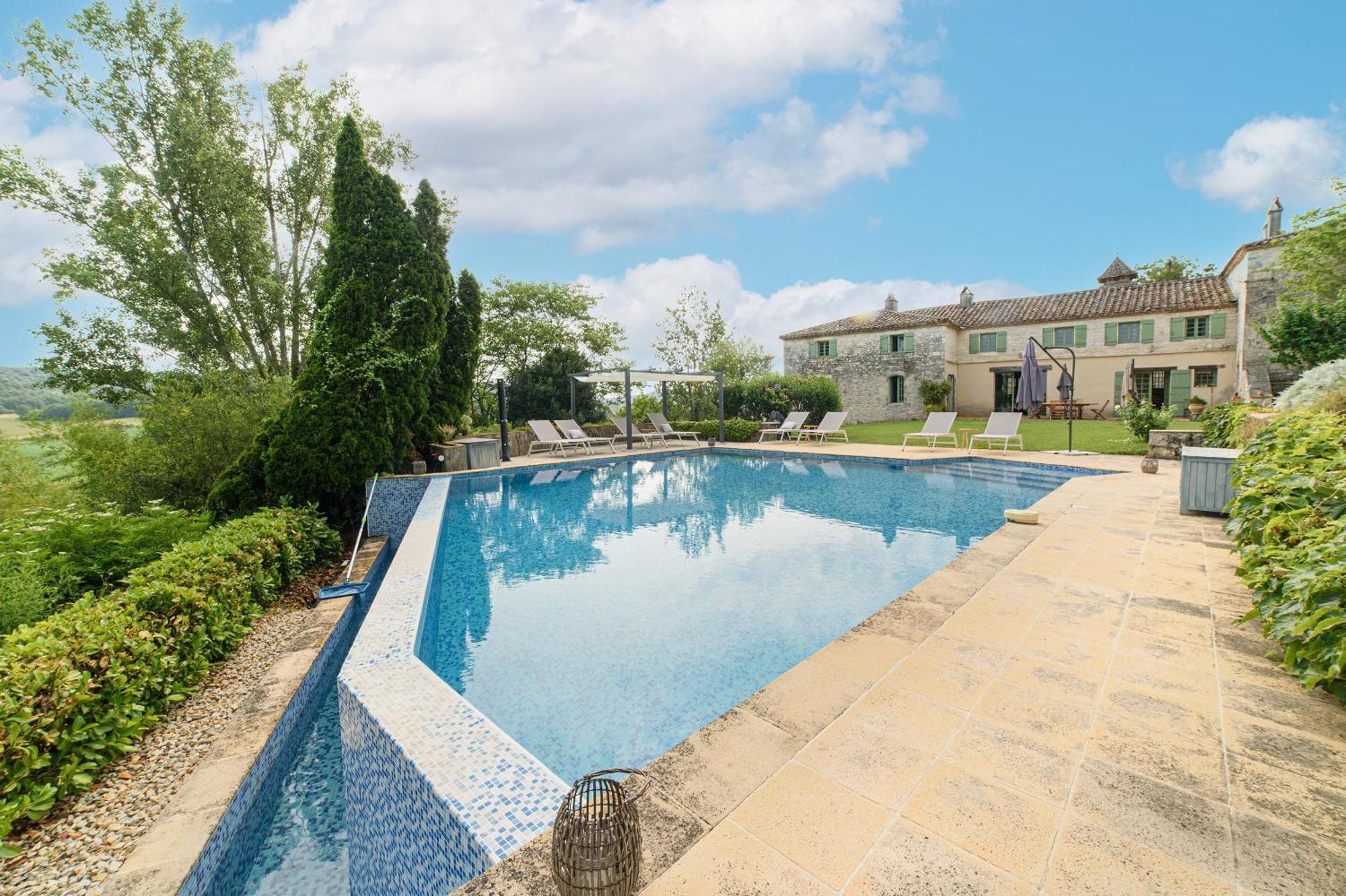 מלון Courbiac Manoir Le Moulinal47 - Vue Panoramique מראה חיצוני תמונה